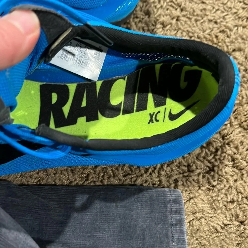 Nike XC Track train Blue Athletic Shoes with Lightweight Design and Rubber Sole